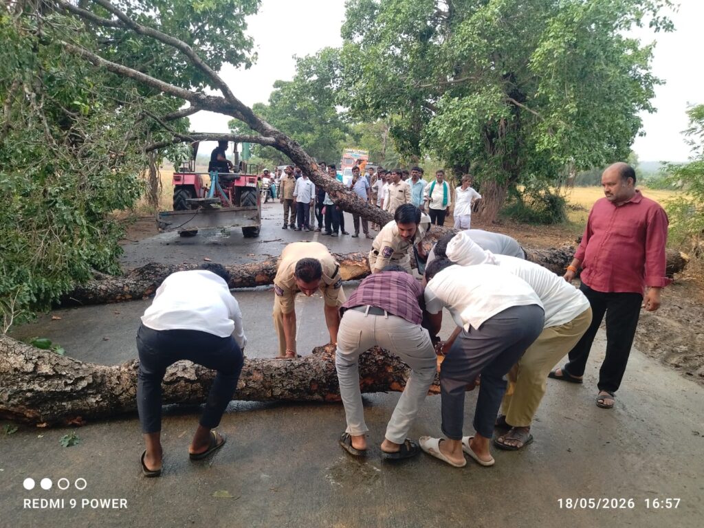 అకాల వర్షం బీభత్సం సృష్టించింది ఎల్లారెడ్డి ప్రాంతం లో రైతన్నలు ఆగం.