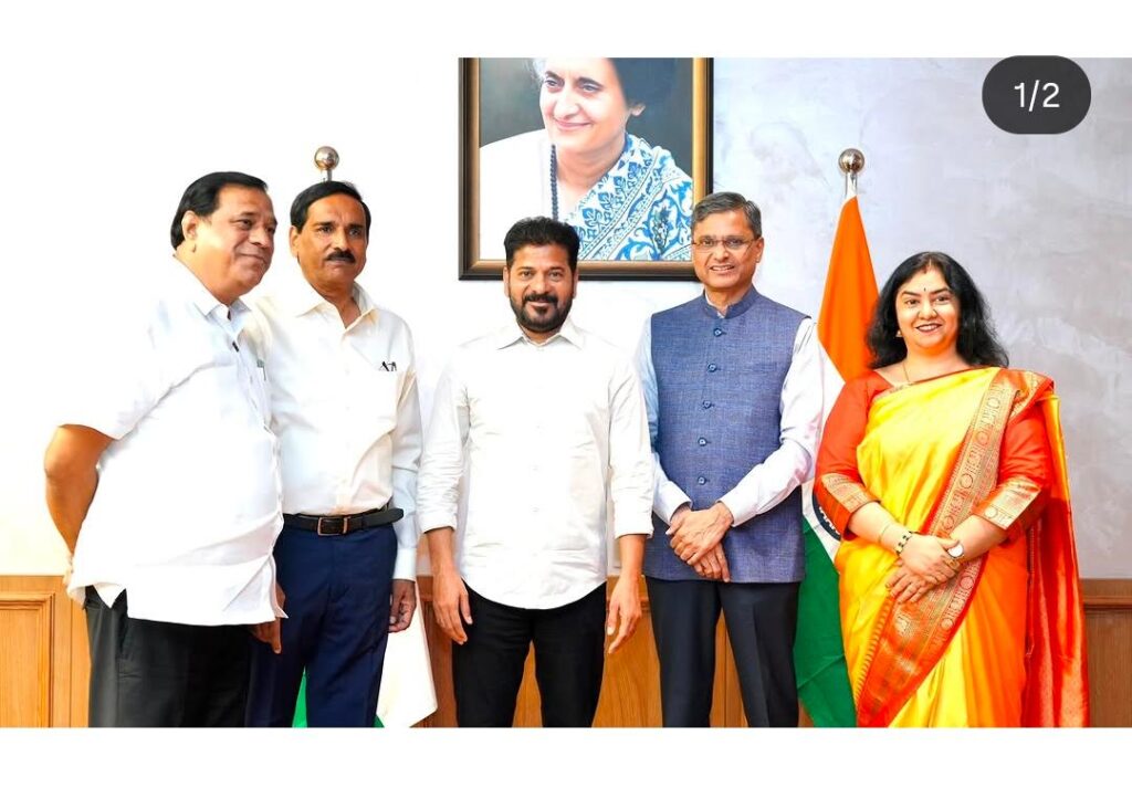 సీఎం రేవంత్ రెడ్డి తో జహీరాబాద్ ఎంపీ సురేష్ సెట్కార్ సమావేశం