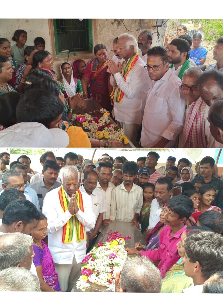 మృతుల కుటుంబాలను పరామర్శించిన ఎమ్మెల్యే కడియం శ్రీహరి.