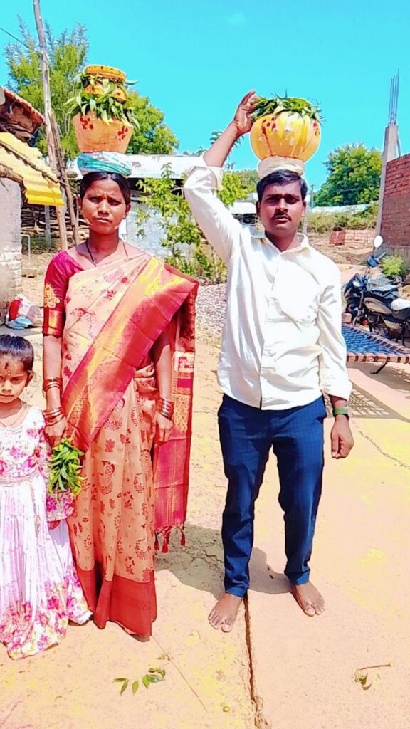 కన్కల్&nbsp; తాడ్వాయి కృష్ణాజివాడి&nbsp; లో గ్రామ దేవతలకు బోనాలు