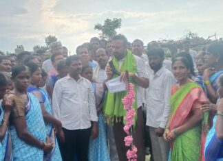 మహిళా సంఘ భవన భూమి పూజ ఎమ్మెల్యే మదన్మోహన్ 33/11 కెవి విద్యుత్ సమస్య వెంటనే పరిష్కరణ