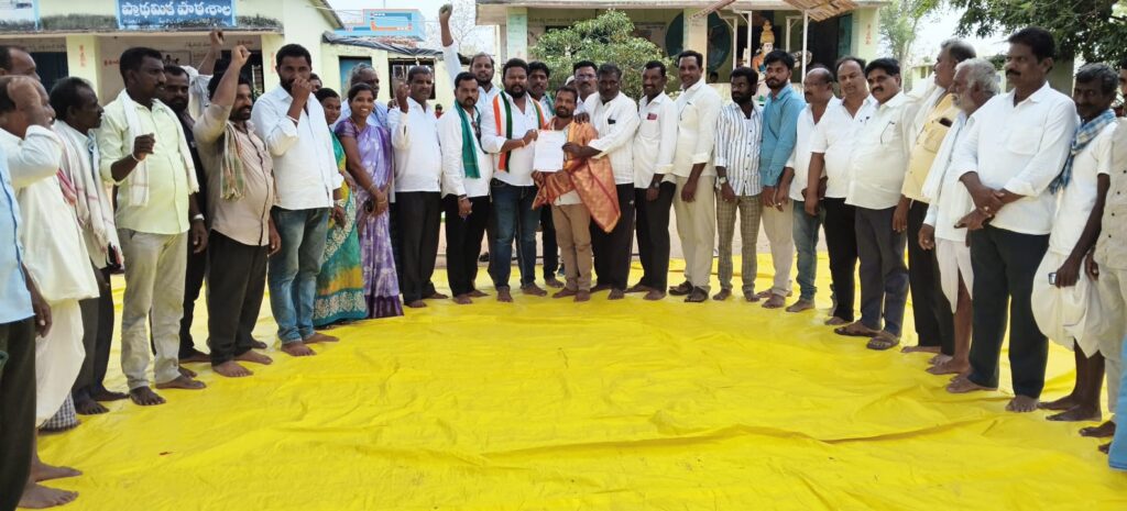 పలు గ్రామాలలో గ్రామ కమిటీలు ఏకగ్రీవం. అధ్యక్షులు గోకుల్ సాయిరాం